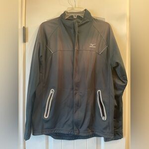 Mizuno black lightweight performance jacket, size M
